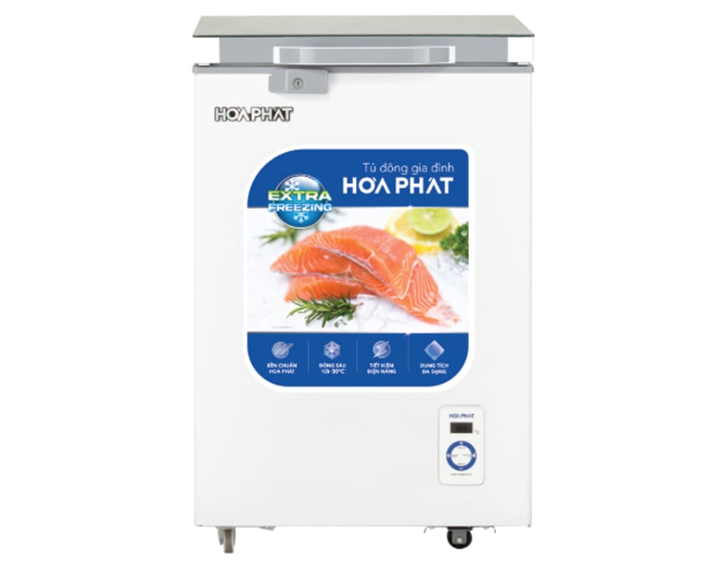 Tủ đông cánh kính Hòa Phát 107 Lít HPF AD6107.T1